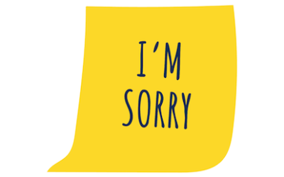 Look forward to your next apology